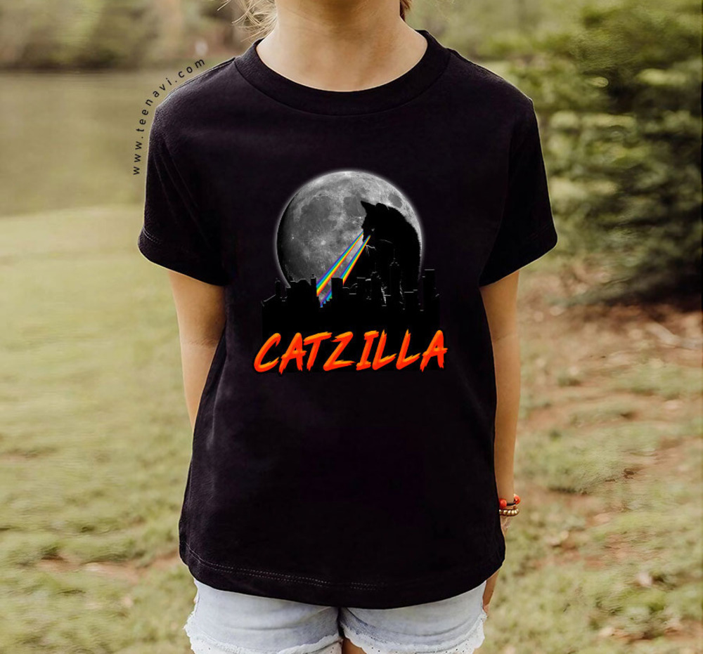 Catzilla Shirt CATZILLA Cat Zilla T Shirt